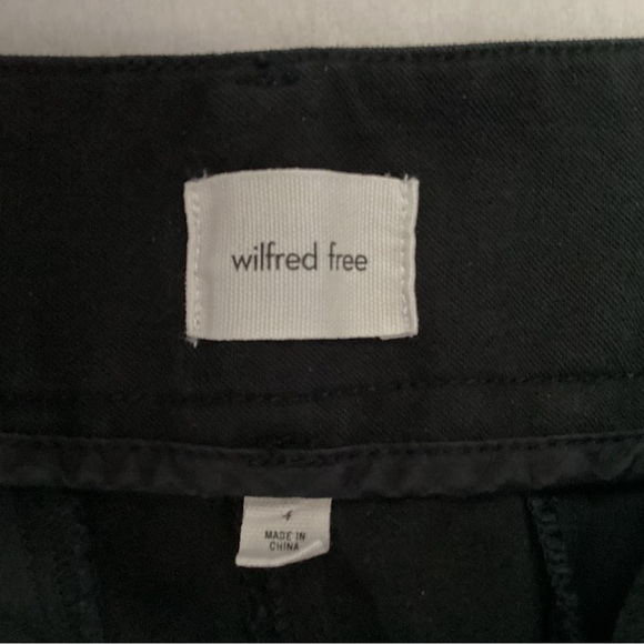 Aritzia Wilfred Free Black Picture Cargo Pants, Size 4 - Picture 7 of 9